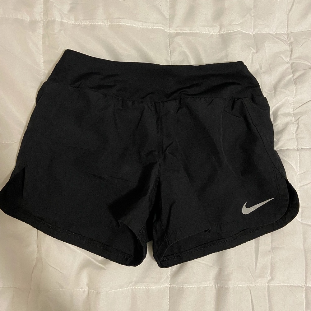 black nike shorts